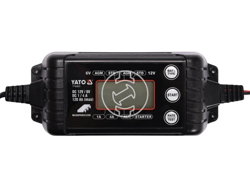 Kép: Yato YT-83033 incarcator pentru baterie auto 6 V1 A 12 V4 A.webp