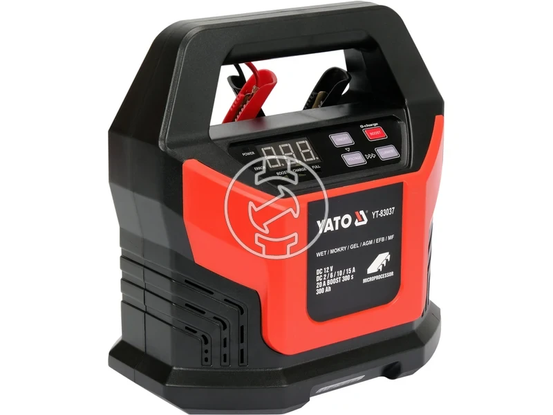 Kép: Yato YT-83037 incarcator pentru baterie auto 12 V 26101520 A.webp