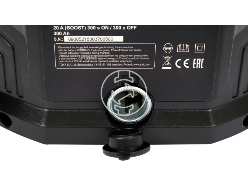 Kép: Yato YT-83037 incarcator pentru baterie auto 12 V 26101520 A.webp