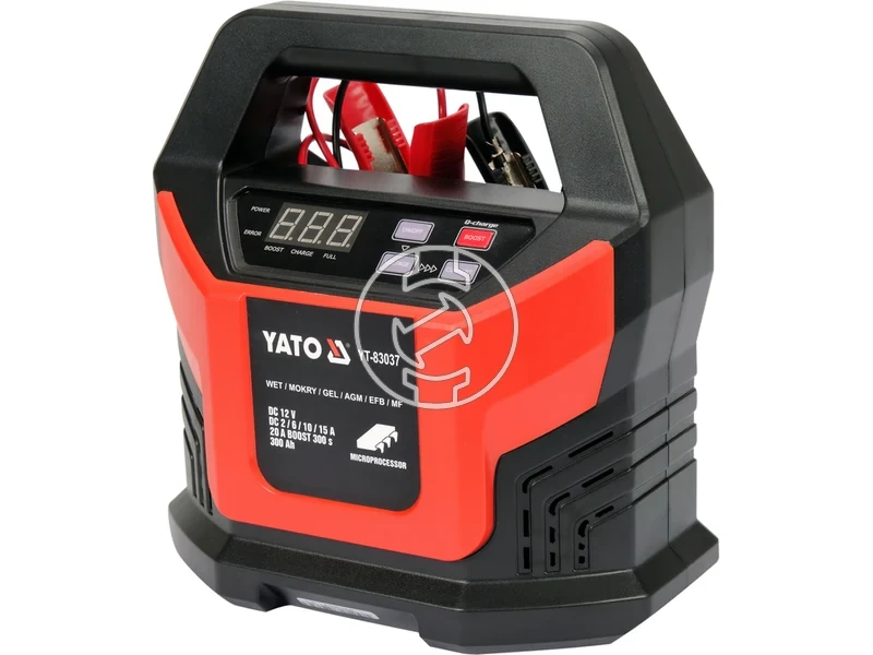 Kép: Yato YT-83037 incarcator pentru baterie auto 12 V 26101520 A.webp