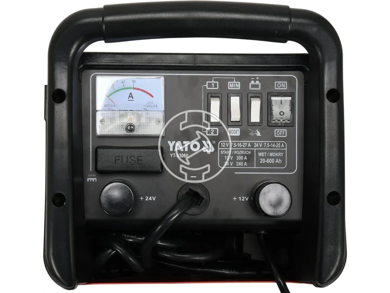 Kép: Yato YT-83060 incarcator si robot pornire auto 20-600 Ah.webp