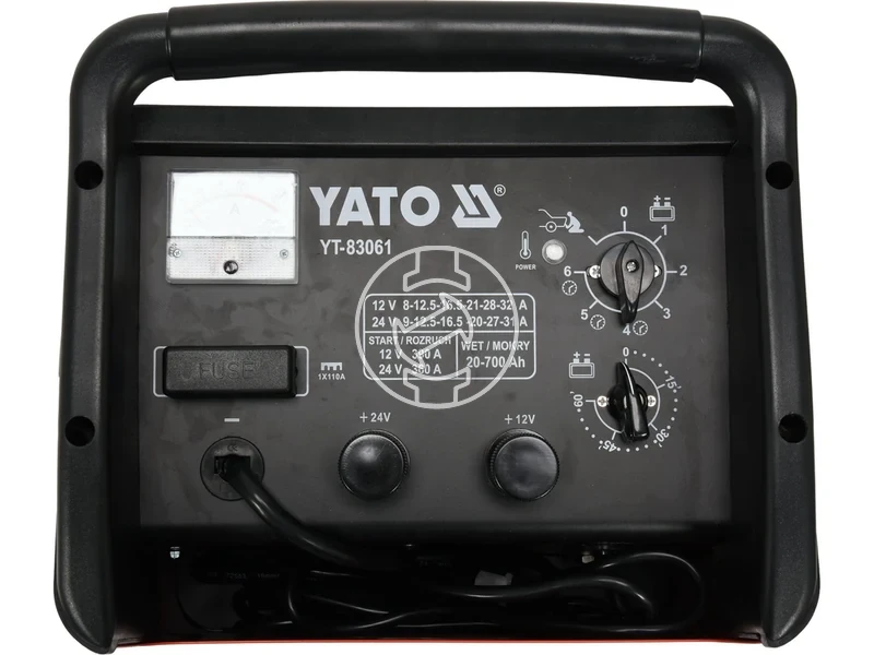 Kép: Yato YT-83061 incarcator si robot pornire auto 20-700 Ah.webp