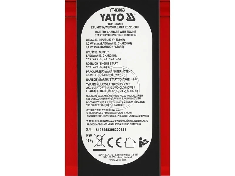 Kép: Yato YT-83063 akkumulatortolto-indito 20-400Ah_6.webp