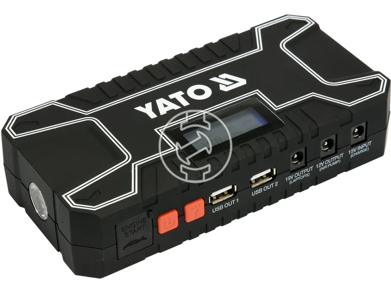 Kép: Yato YT-83082 incarcator si robot pornire auto 12000 mAh.webp