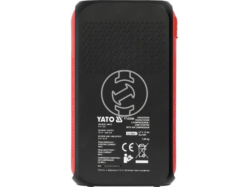Kép: Yato YT-83086 akkumulatortolto-indito 12000 MAh_2.webp