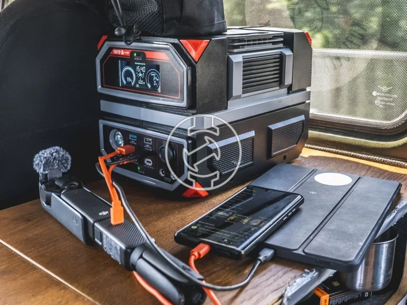 Kép: Yato YT-83091 convertor acumulator 504 Wh 600 W.webp