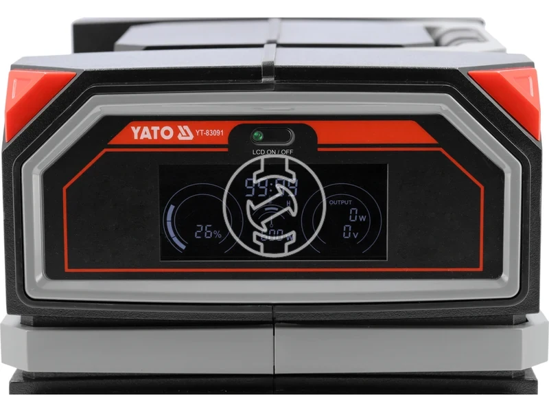 Kép: Yato YT-83091 convertor acumulator 504 Wh 600 W.webp