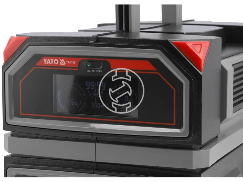 Kép: Yato YT-83091 convertor acumulator 504 Wh 600 W.webp