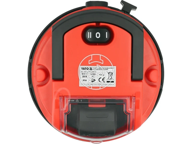Kép: Yato YT-85690 akkus porszivo 15 l  9 Ah akku es tolto_5.webp
