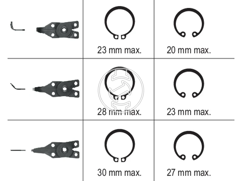 Kép: Yato zegerfogo keszlet 160 mm.webp