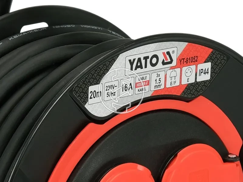 Yato kábeldob 20 m | 1,5 mm² | 230 V