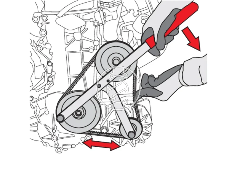 Kép: YT-0627 YATO Szijtarcsa feszito keszlet.webp
