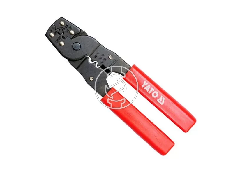 Yato YT-2256 krimpelő fogó 180 mm, 0,08-6 mm