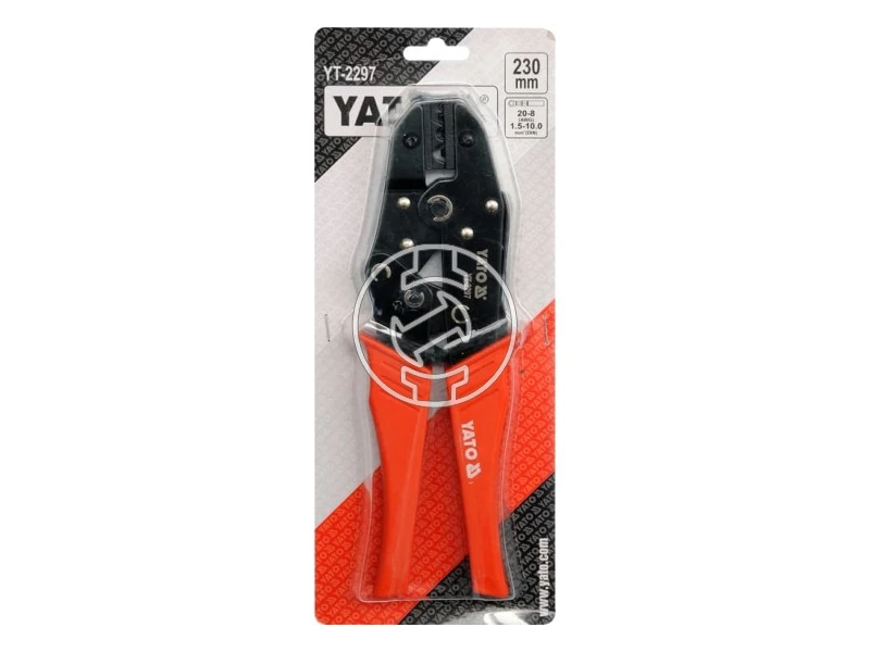 Yato YT-2297 krimpelő fogó 230 mm, 1,5-10 mm