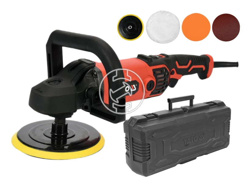 Yato YT-82196 elektromos polírozógép 1400 W, 180 mm, 600-3500 ford/perc