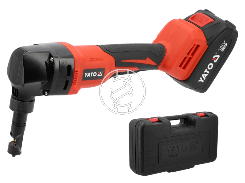 Yato YT-82398 akkus folyamatos lyukasztó 18 V, 4 Ah akku és töltővel