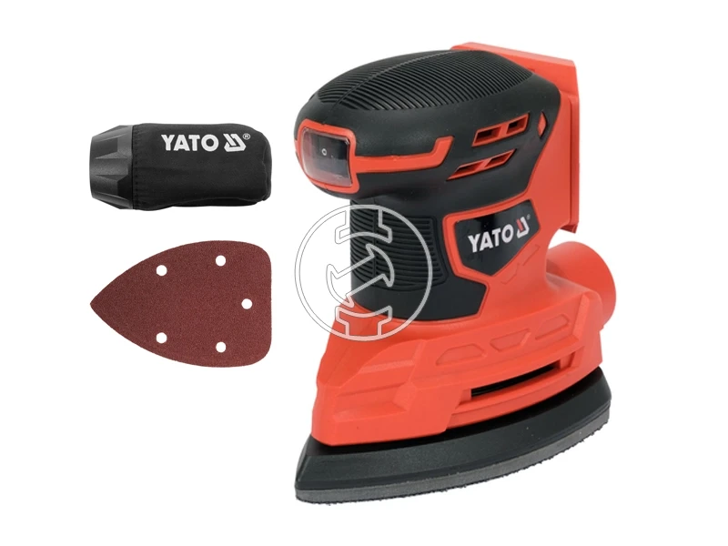 Yato YT-82755 akkus rezgőcsiszoló 18 V, 84x184 mm, akku és töltő nélkül