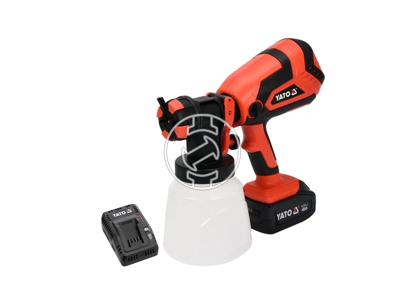 Yato YT-82765 akkus festékszóró 18 V, 1 l/perc, 4 Ah akku + töltő
