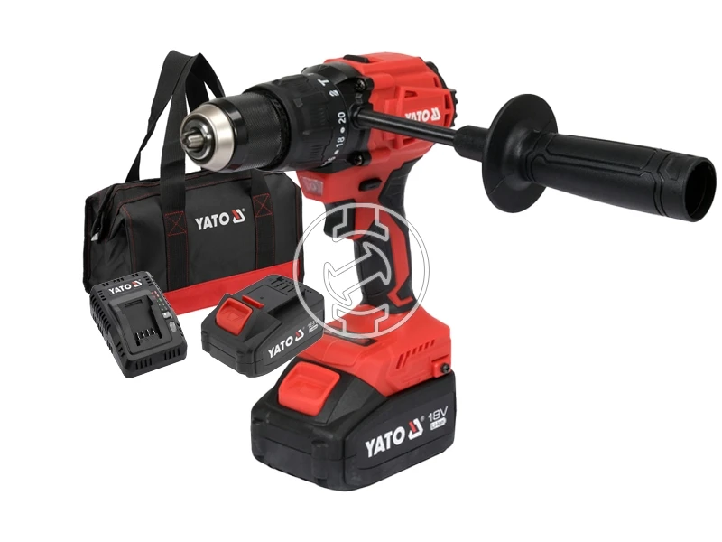 Yato YT-8277915 akkus ütvefúró-csavarozó 18 V, 120 Nm, 2 x 4 Ah akku + töltő