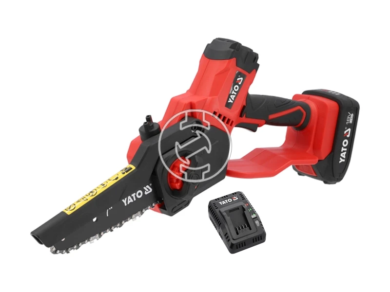 Yato YT-828133 akkus láncfűrész 18 V, 180 mm, 2 Ah akku + töltő