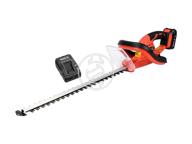 Yato YT-82832 akkus sövényvágó 18 V, 56 cm, 2 Ah akku + töltő