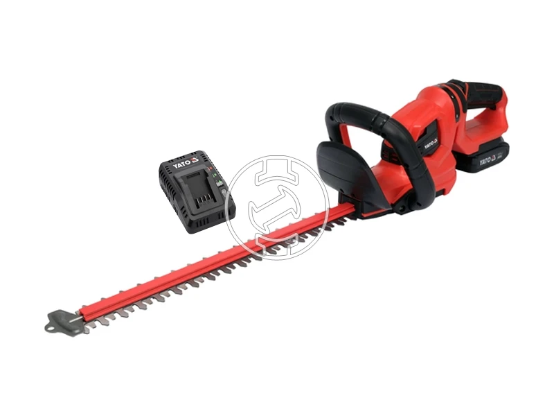 Yato YT-828331 akkus sövényvágó 18 V, 45 cm, 2 Ah akku + töltő