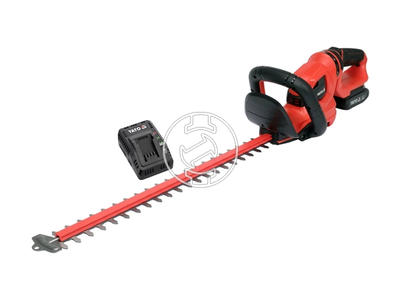 Yato YT-828333 akkus sövényvágó 18 V, 55 cm, 2 Ah akku + töltő