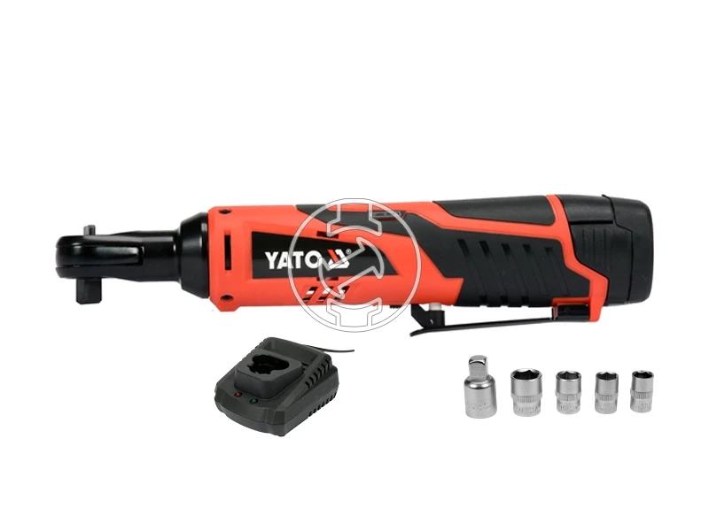 Yato YT-82902 akkus racsnis csavarkulcs 12 V, 3/8 inch, 45 Nm, 2 Ah akku + töltő