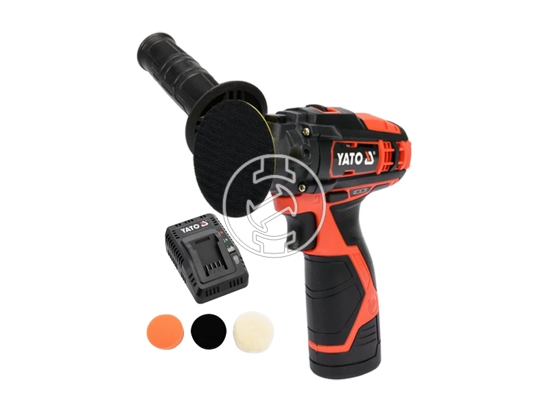 Yato YT-82903 akkus polírozógép 12 V, 80 mm, 2 Ah akku + töltő