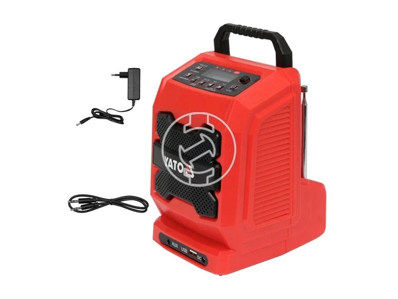 Yato YT-82940 akkus rádió 18 V, akku és töltő nélkül