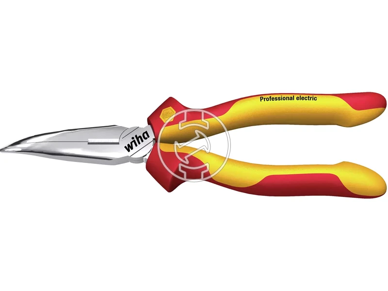 Wiha SB Professional electric szigetelt hosszúcsőrű fogó 200 mm hajlított