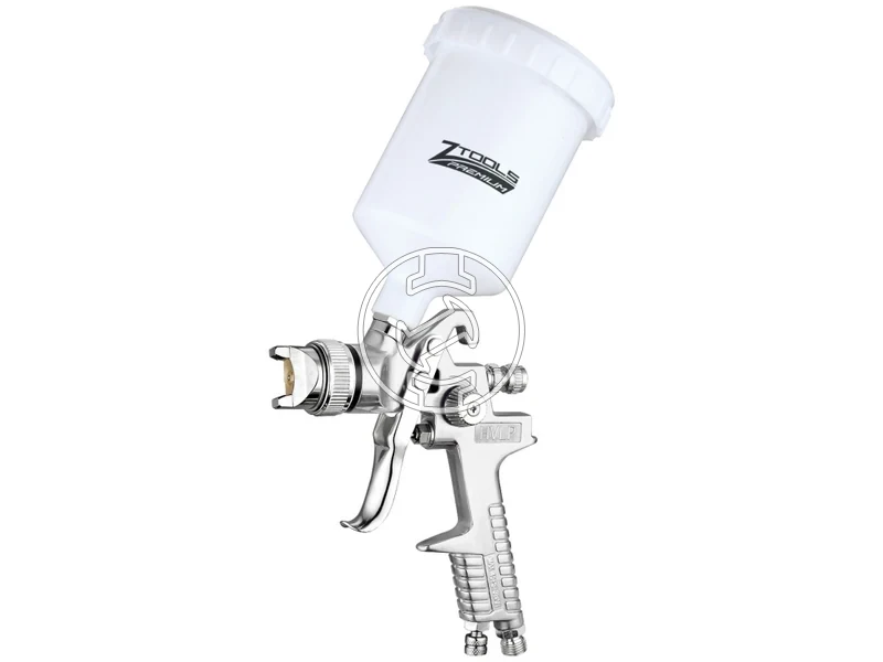 Kép: Z-TOOLS festekszoro pisztoly felso tartalyos 600ml d20 Z827A1 HVLP INOX_0.webp