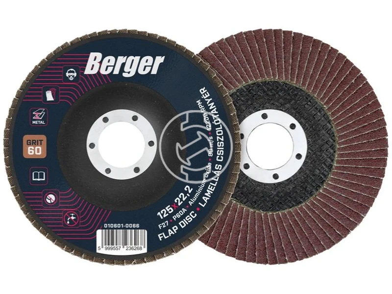 Kép: Z-TOOLS lamellas csiszolotanyer F27 egyenes 125x222 P60A_0.webp