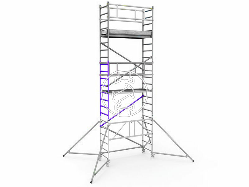 Zarges 2 m-es 1T kiegészítő keret csomag állványhoz