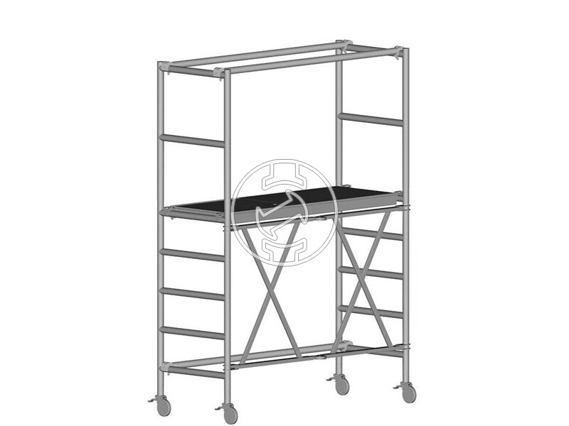 Zarges Compactmaster 2T 3,6m gurulóállvány