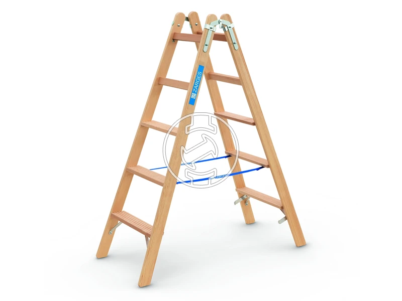 Zarges Crestastep B fa állólétra 2 x 5 fokos
