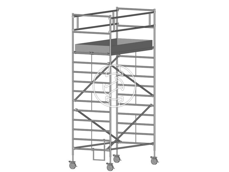 Zarges Multitower S-Plus 2T 5,3m gurulóállvány