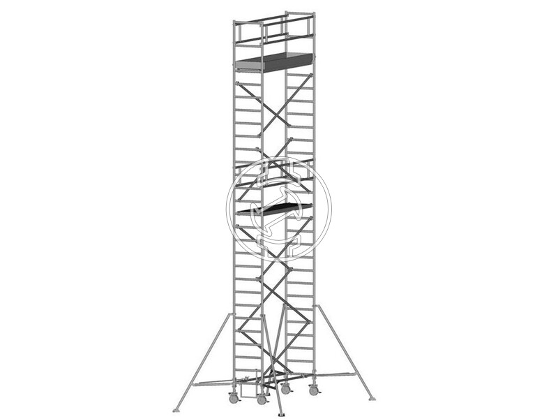 Zarges Compactmaster 1T 9,3m gurulóállvány