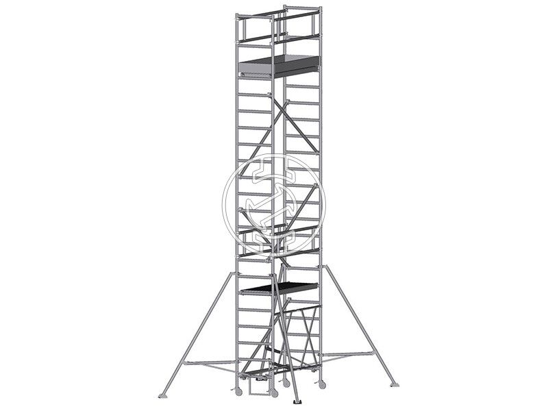 Zarges Compactmaster 1T 5,6m gurulóállvány