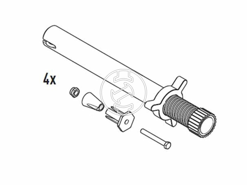 Zarges kerékadapter szett 4db