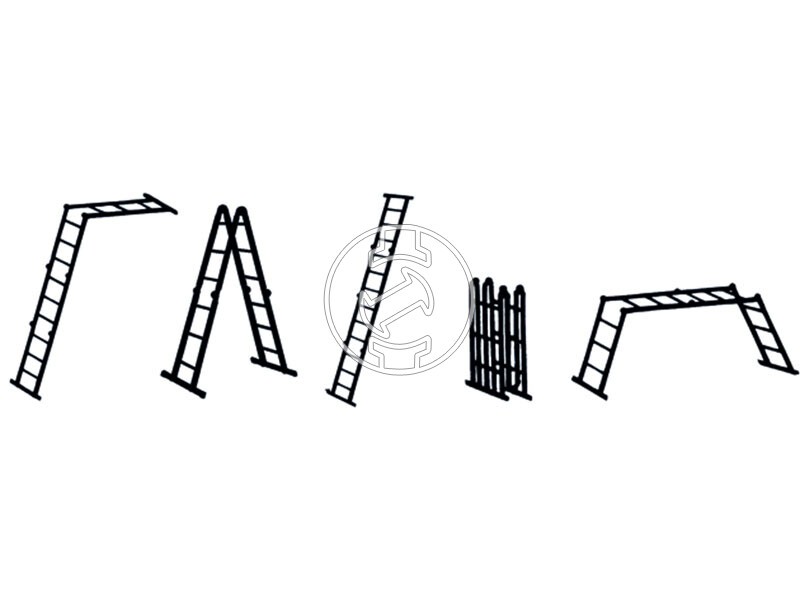 Zarges Multitec M négyrészes csuklós többcélú létra 2x3 + 2x4