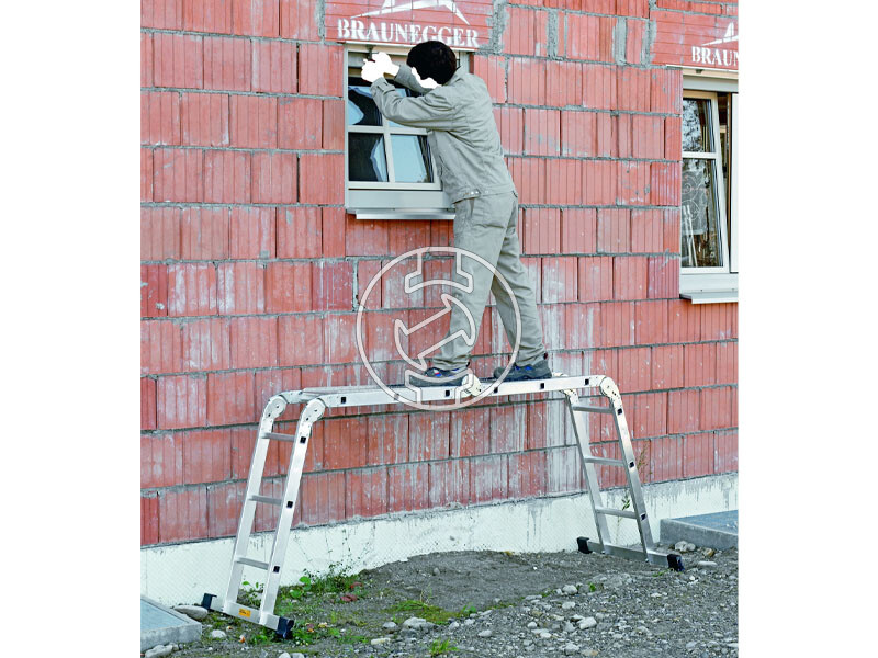 Zarges Multitec M négyrészes csuklós többcélú létra 2x3 + 2x5