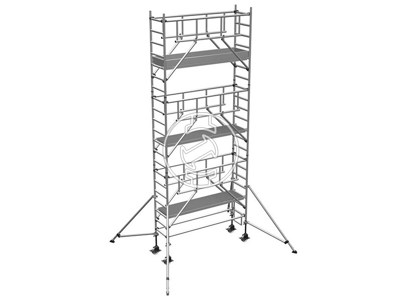 Zarges Multitower S-Plus 1T 7,30m gurulóállvány