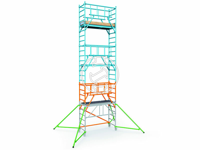 Zarges PaxTower S-Plus 1T gurulóállvány 6-os csomag