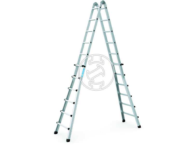 Zarges Variotec V két oldalon járható álló létra hosszabbítható szárakkal 4x6