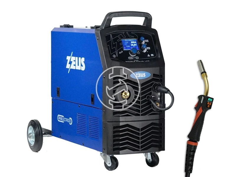 Panelectrode ZEUS 300 Double Pulse fogyóelektródás védőgázas inverteres hegesztő +MB36KD 3 m