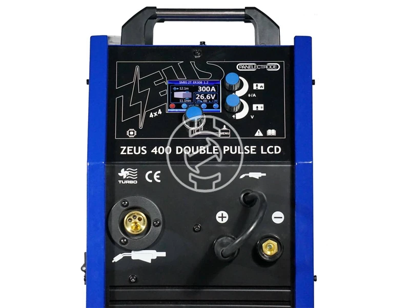 Panelectrode ZEUS 400 Double Pulse fogyóelektródás védőgázas inverteres hegesztő