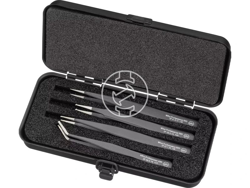 Wiha Professional ESD SMD csipesz készlet 5 részes