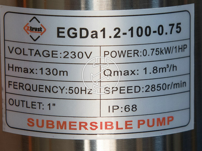 Ztrust EGDa1.2-100-0.75 ásottkút szivattyú